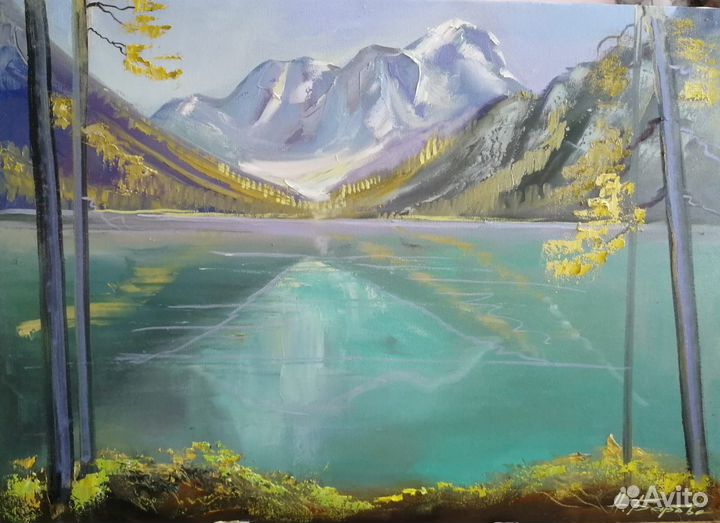 Картина маслом на холсте пейзаж