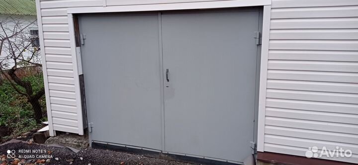 Ворота гаражные металлические бу