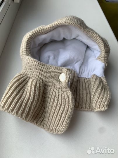 Шапка шлем Журавлик 36-38 зима