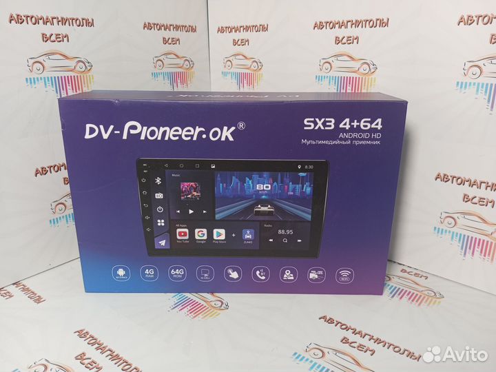 Магнитола Pioneer ok SX3(4/64) Android Carplay