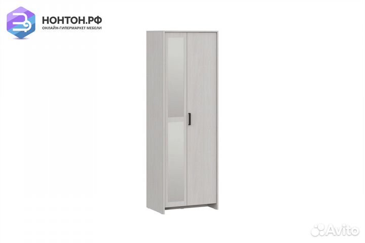 Шкаф двухстворчатый Глория ясень анкор светлый