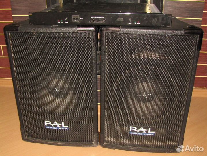 Колонки PAL-U1 480W 2ш D10