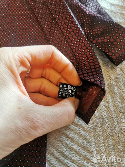 Галстук Armani Collezioni, бардовый, оригинал