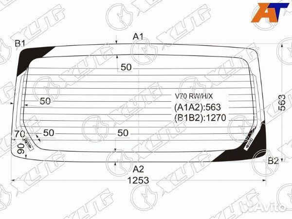 Стекло заднее mitsubishi pajero