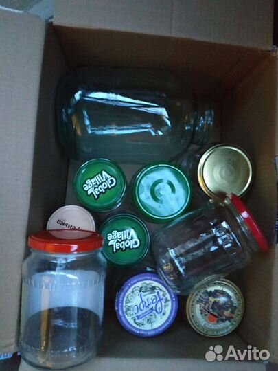 Банки стеклянные разной ёмкости. много