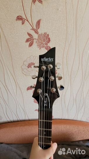 Электрогитара и комбик. Schecter C - 6 plus EM