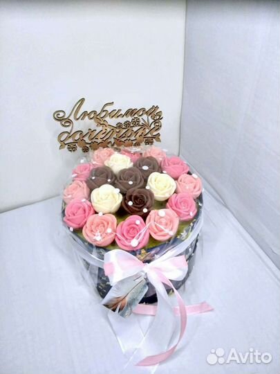 Шоколадный букет,цветы из шоколада,день воспитател