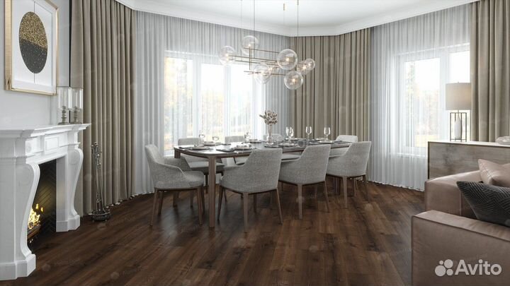 Каменно-полимерная плитка Alpine Floor real wood Д