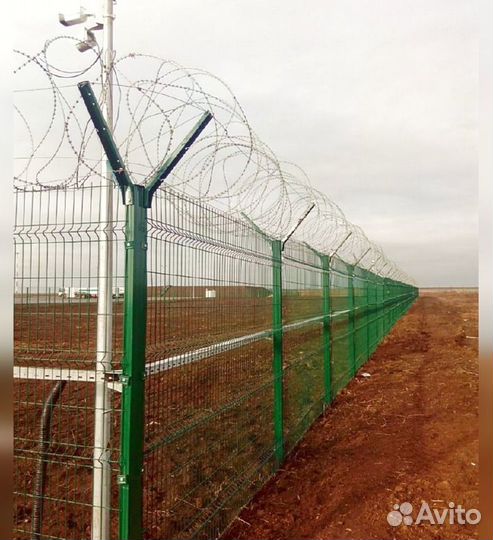 Забор из 3д сетки