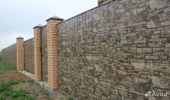 Забор из профнастила, 3Д забор, сетка сварная