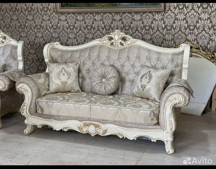 Диван и 2 кресла