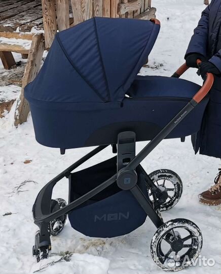 Коляска Moon Resea kombi Navy 2 в 1