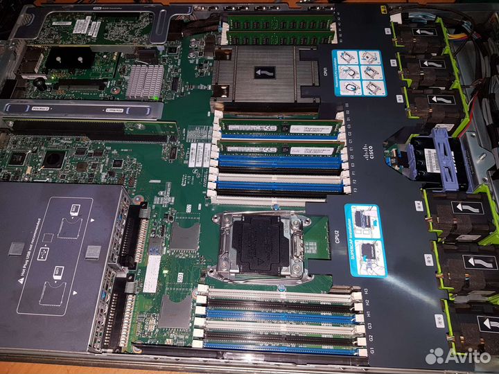 Сервер cisco c220m4 xeon e5-2620v3 32gb
