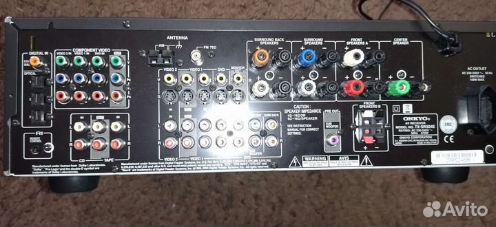 Av ресивер onkyo tx sr 504 e