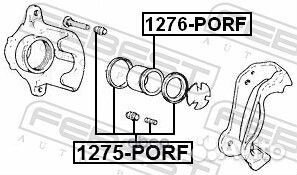 Поршень суппорта chevrolet cruze/opel astra J 1