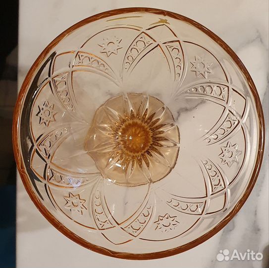 Креманка из цветного стекла СССР