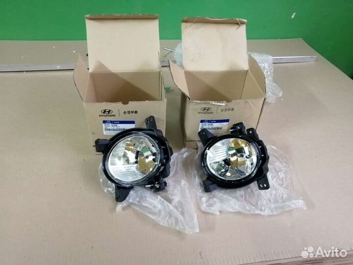 Противотуманные фары Хендай Санта Фе 2 рестайлинг
