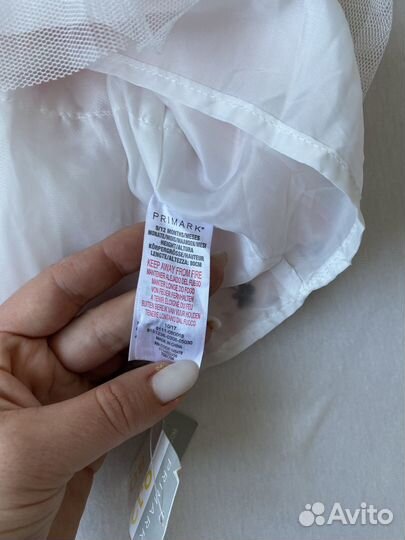 Новое розовое платье Primark 80 размер