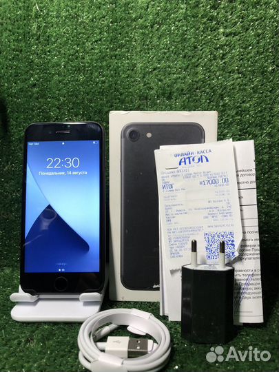 iPhone 7 black 128gb Рст