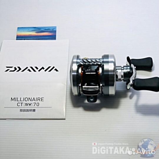 Катушка daiwa 19 millionaire CT SV 70H right