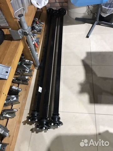 Ось рессорная для прицепа Славич 253. на 749кг