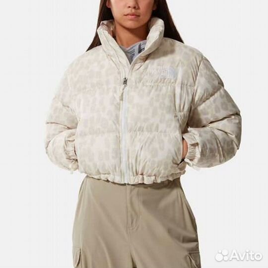 THE north face Down Jacket Women's Off White (XL)(75)