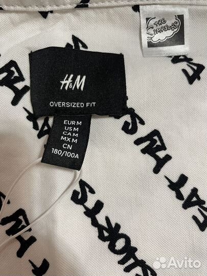 H&M Рубашка новая M