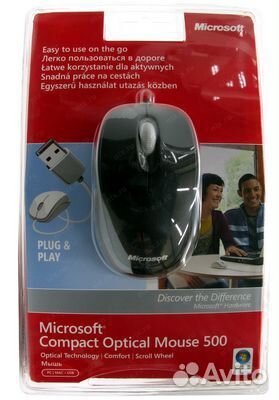 Мышь Microsoft U81-00017 USB проводная оптическая