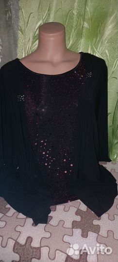 Красивая вечерняя блузка 52/54
