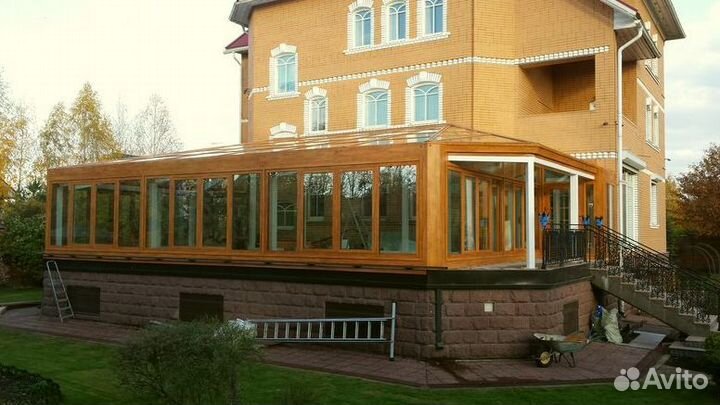 Остекление пластиком веранды террасы