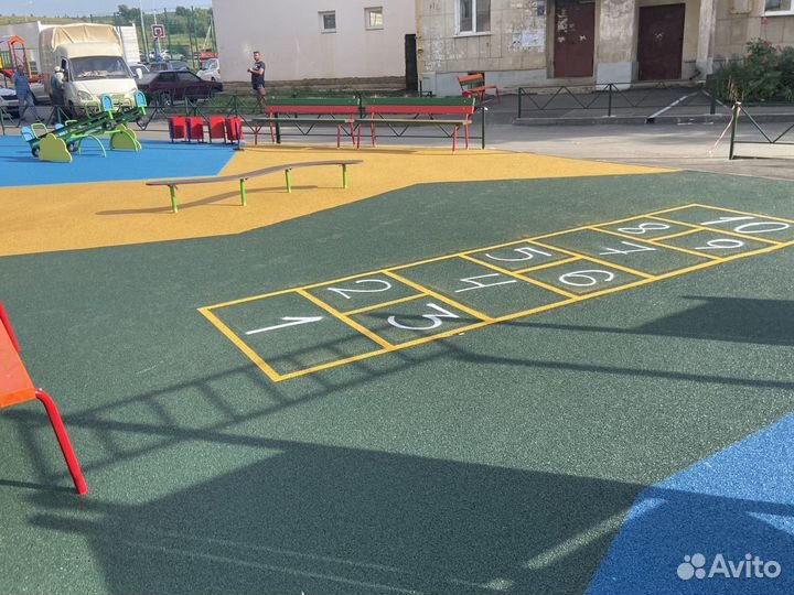 Покрытие из резиновой крошки