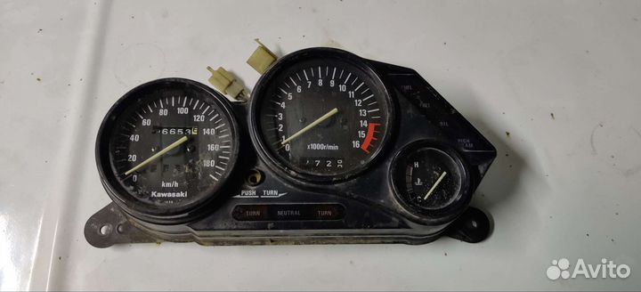 Kawasaki zzr 400 - 1, приборная панель, приборка
