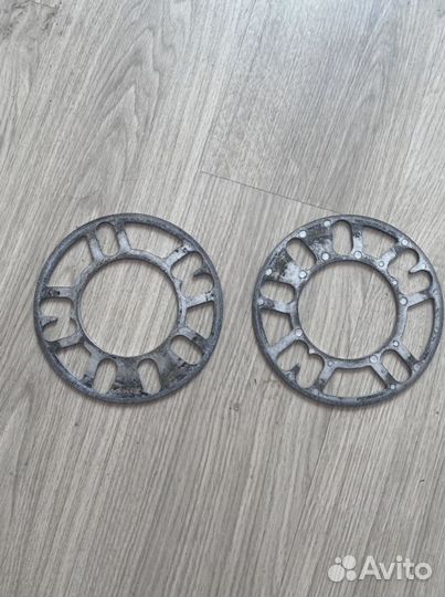 Проставки для колёс универсальные алюминий 2мм