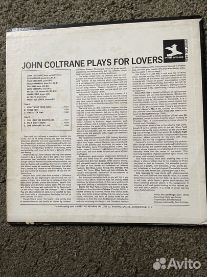 John Coltrane plays for lovers