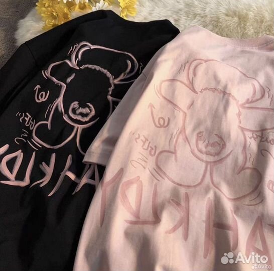 Футболка женская оверсайз с принтом