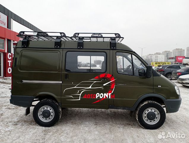 Багажник Газель Соболь грузовая платформа с сеткой