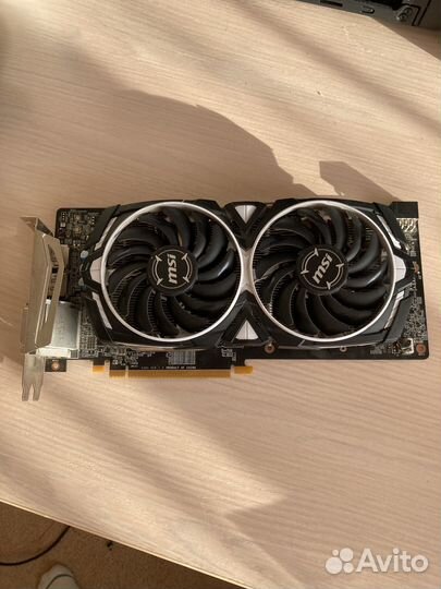 Видеокарта rx580 8gb msi