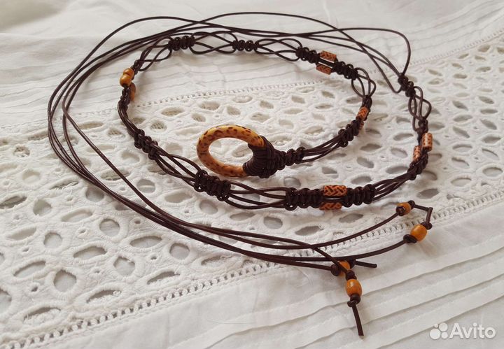 Пояс кожаный