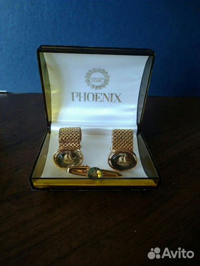 Запонки и булавка для галстука, винтаж,70-е гг