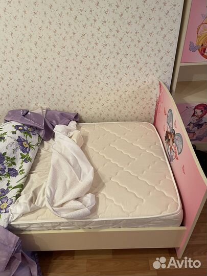 Детская кровать от 3 лет с матрасом бу