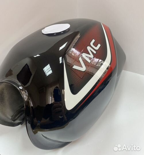 Топливный бак на мопед Riva CX/SX черный