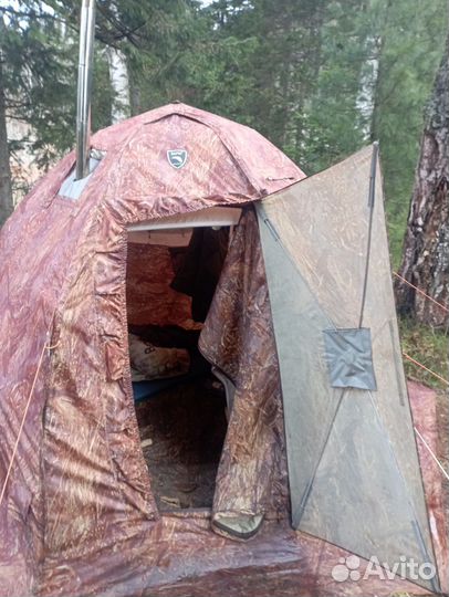 Зимние палатки с печкой