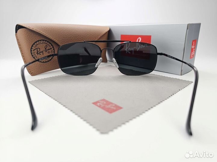 Очки Ray Ban 3560 Colonel 002/B1 Черные Стекло