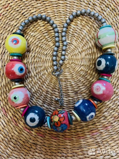 Колье бусы ожерелье
