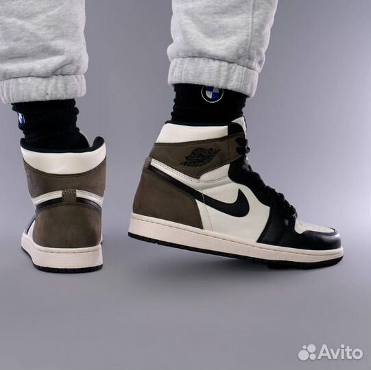 Кроссовки Air Jordan 1 Dark Mocha (36-45)