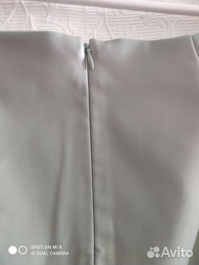 Юбка из экокожи