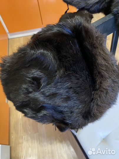 Шапка ушанка мужская меховая