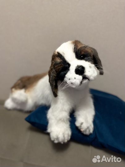 Щенок сербернара игрушка