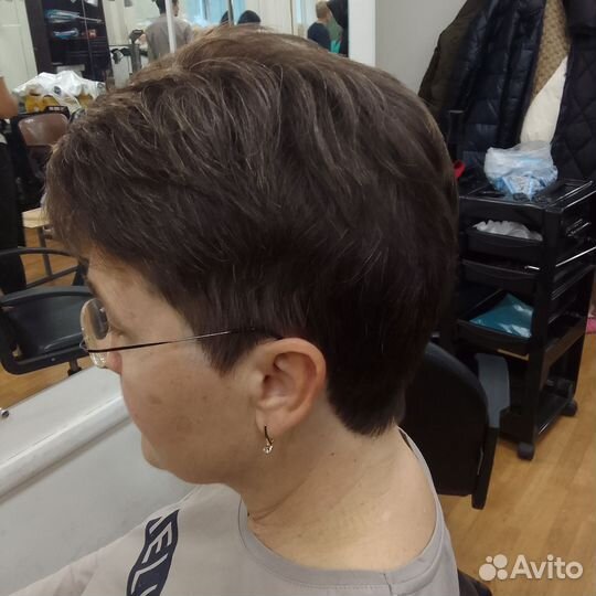 Любая стрижка+ окрашивание в 1 тон