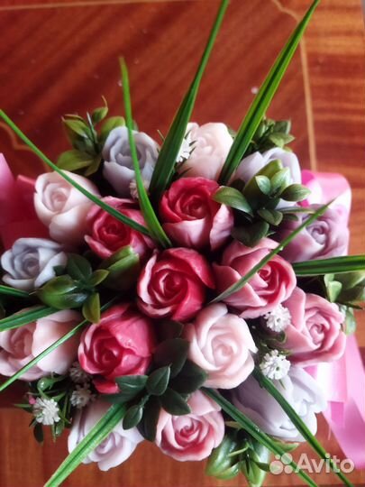 Мини букет из мыла